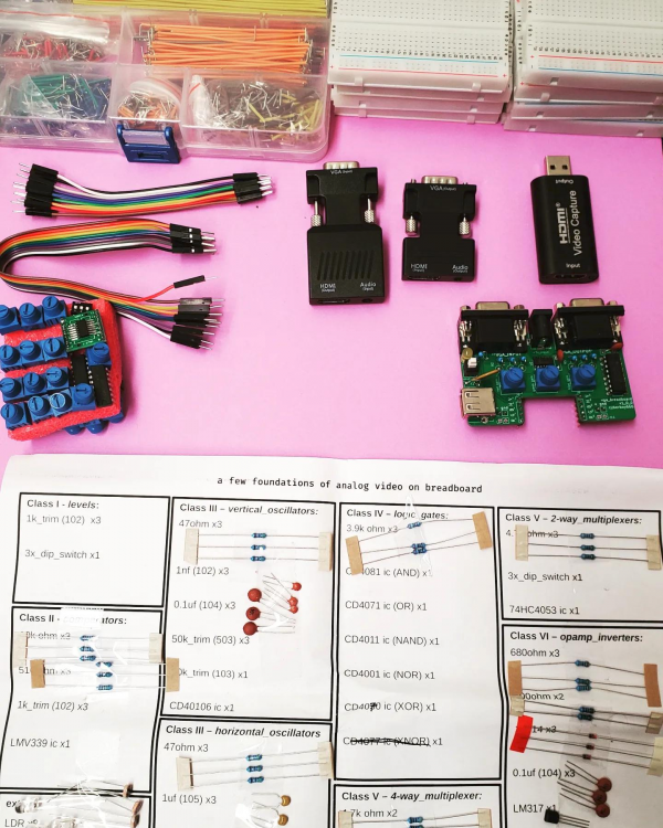 a few foundations of analog video on breadboard - course ticket + kit DISCOUNTED - Image 3